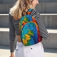 thumbnail image 5 of Disketp Vibrant Parrot Splash Art Mochila de Lona Estampada, Mochila Escolar de Viaje Ligera para Estudiantes y Portátil-Medium, 5 of 5