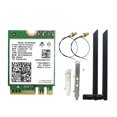 thumbnail image 1 of Tarjeta WiFi 6 AX200NGW + Antena 8DBI, Adaptador WiFi Bluetooth 5.2 de 2,4 GHz y 5 GHz, Tarjeta de Red Inalámbrica de 2974 Mbps para  10/11, 1 of 1