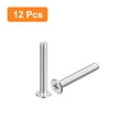 thumbnail image 3 of Unique Bargains M5x0.8x35mm 12Pack Metal Flat Round Head Screws Phillips Drive Machine Bolt, 3 of 5