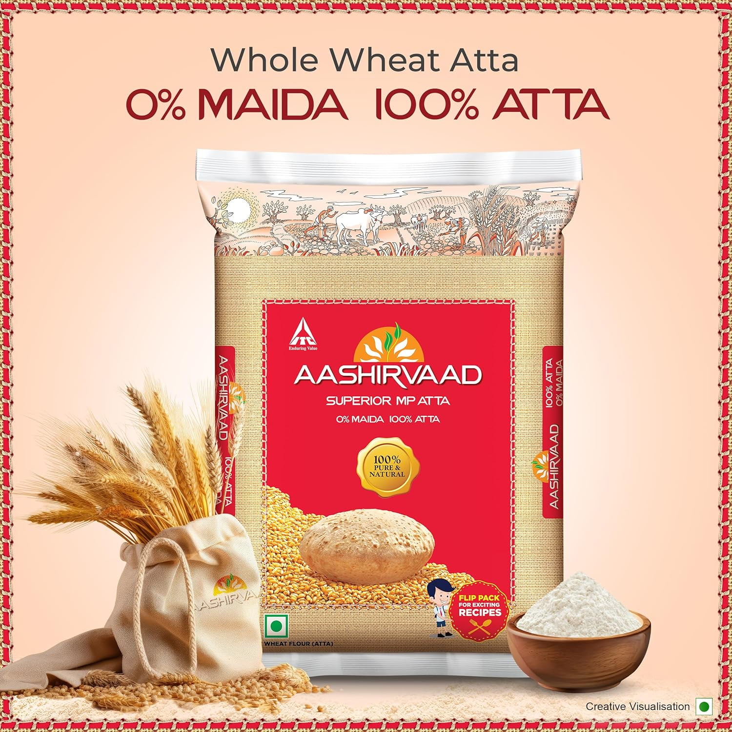 Aashirvaad Atta 20 lb