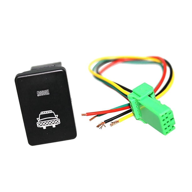 Interruptor pulsador de encendido/apagado Símbolo de faro para Símbolo faros
