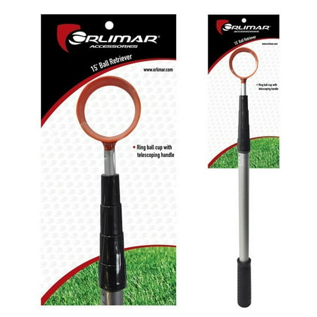 - Orlimar 15-Foot Fluorescent Head Golf Ball Retriever