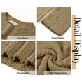 thumbnail image 4 of Fantaslook Sweaters for Women Oversized Crewneck Long Sleeve Chunky Knit Pullover Sweaters Tops Trendy Fall Outfits, 4 of 7