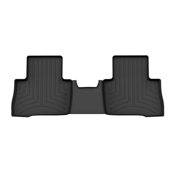WeatherTech Custom Fit FloorLiners compatible with Lexus NX Plug-In Hybrid, NX Hybrid - 2nd Row, Black