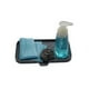 thumbnail image 5 of Inteprter Bandeja de fregadero de cocina de 3 piezas, soporte de esponja de drenaje para encimera de baño, organizador de platos, estante organizador para Juegos de accesorios de baño Inteprter HA067609-01, 5 of 6