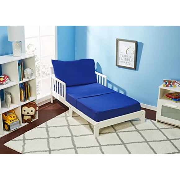 Juego de sábanas de microfibra EVERYDAY KIDS 2 piezas Para cuna azul marino