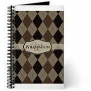 Cafepress Personalized Brown Argyle Mono