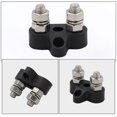 thumbnail image 3 of TEHAUX 2Ud Terminal Block Negro Con De Tornillo Doble Para En Vehículos, 3 of 8