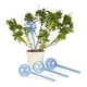 thumbnail image 1 of Bolas de riego, juego de 4, riego dosificado, 2 semanas, retráctiles, decoración, plantas en maceta, plástico, azul, 1 of 4