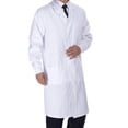 thumbnail image 3 of 2 Unidades De Manga Larga De De Manga Larga Blanco s De Laboratorio Escudo Uniformes L Sunnimix Batas de laboratorio largas, 3 of 8