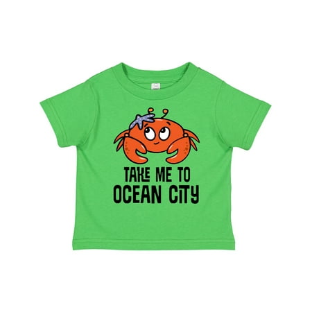

Inktastic Ocean City Maryland Cute Crab Gift Toddler Boy or Toddler Girl T-Shirt