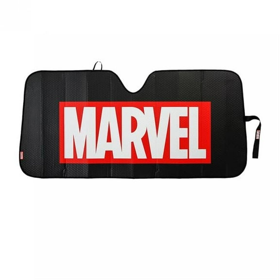 Marvel Teams 821459 Marvel Brand Text Accordion Car Sunshade