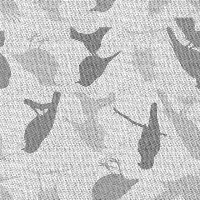 Ahgly Company Tapis d'Intérieur Lavable en Machine Carré Transitionnel Gris Platine, 7 Pieds Carré