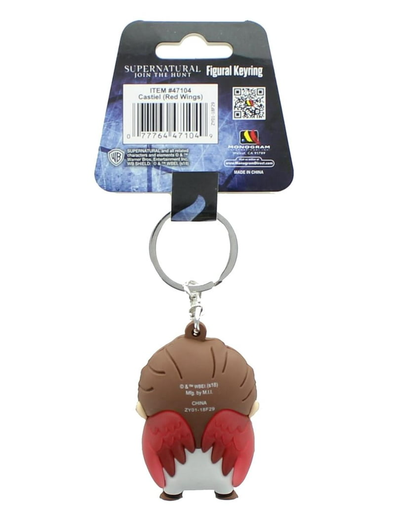 Supernatural Castiel Exclusive 3D Foam Figure Keychain - Red Wing