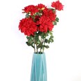 thumbnail image 1 of Daboolka Ramo de Flores de simulación de Flores de Dalia Artificial de 2 Cabezas para decoración del hogar (Rojo), 1 of 2