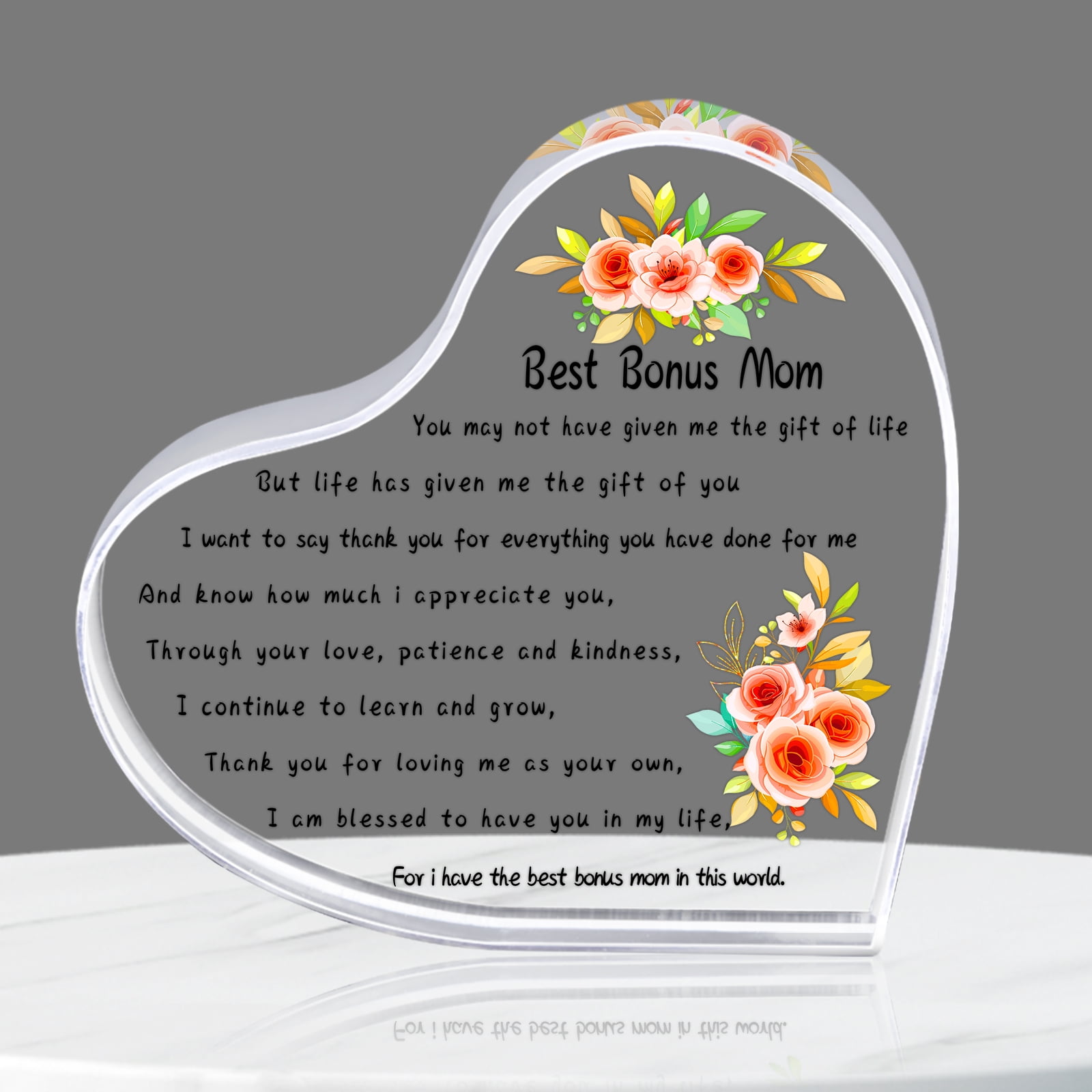 WhatSign Mother's Day Bonus Mom Gifts from Daughter Son Keepsake and
