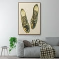 thumbnail image 2 of The Shoe Fits I V1 Framed Premium Gallery Wrapped Canvas - Ready to Hang - 25 x 37 - Walnut Floating Frame, 2 of 9