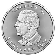 Lot of 2 - 2026 $5 Silver Canadian Maple Leaf 1 oz BU