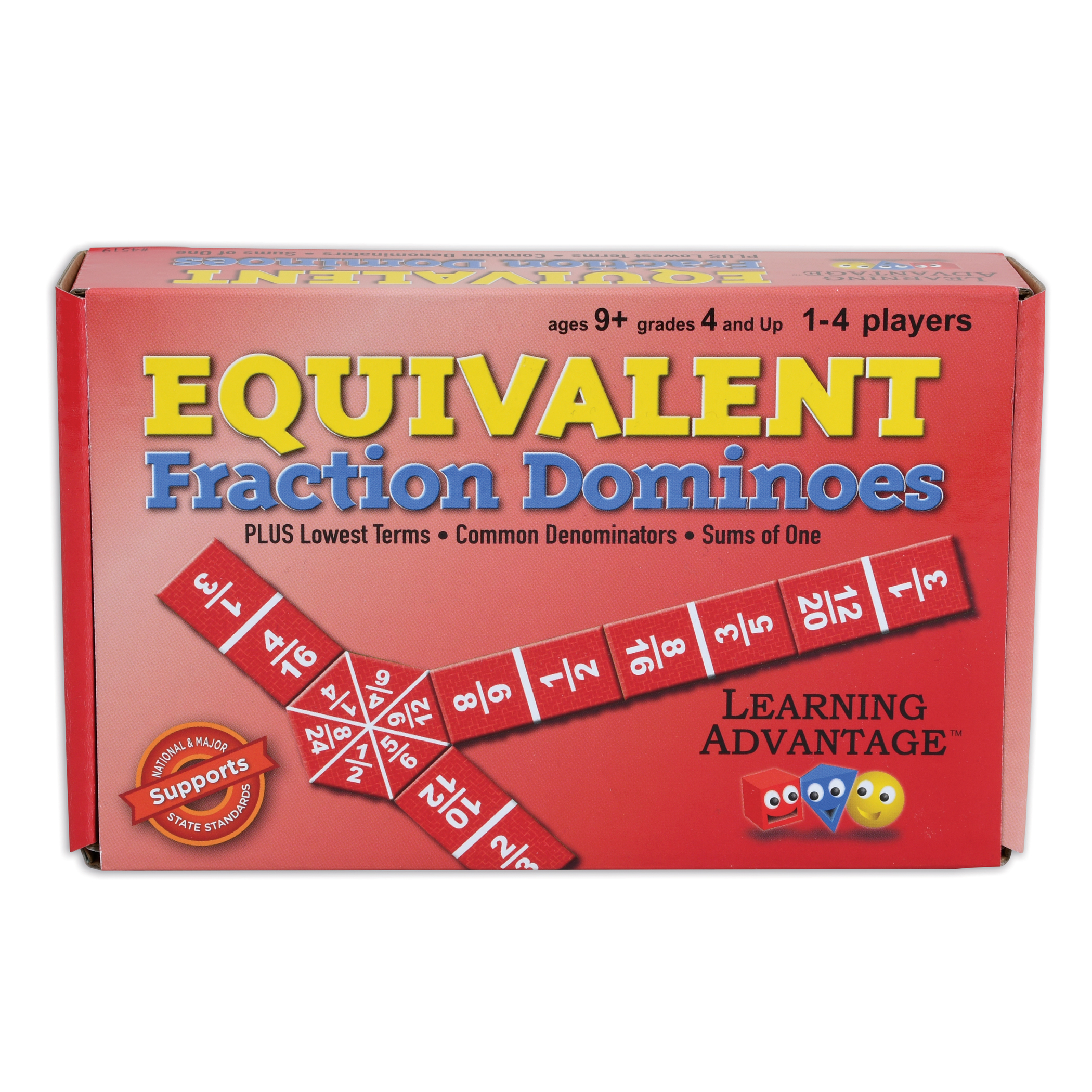 Learning Advantage Equivalent Fraction Dominoes