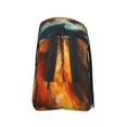 thumbnail image 3 of Sikiie Red And Blue Flame Wave Dragon Print Flip Double-layer Pencil Case, All-purpose Stationery Bag for Study and Office, Zipper Design, Unisex, 3 of 7
