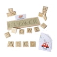thumbnail image 1 of HILABEE Wooden Sand Tray Educational Flashcards Learning Tools for Boys Girls Ages 3 Letters, 1 of 9