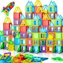 TOY Life Magnetic Tiles for Toddlers 3-5 Magnetic Blocks for Kids Ages 4-8 STEM Magnet Blocks Magnet Tiles Magnet Toys Kids Magnetic Building Tiles Building Blocks Kids Games for Boy Girl
