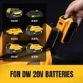 thumbnail image 6 of BALKONI Cordless Electric Leaf Blower Compatible With DeWalt 20V Battery, 200 MPH, 800 CFM For Garden, 6 of 9