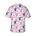 thumbnail image 3 of Picia Cartoon Poodle Dog Gentle Cotton Regular Fit Short Sleeve Casual Hawaiian Shirt for Men-X-Large, 3 of 9