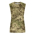 thumbnail image 6 of Tank Tops Men Summer Sleeveless Camo Print Tees Muscle Beach Casual Workout Running Comfortable Breathable Vests Camouflage L, 6 of 6