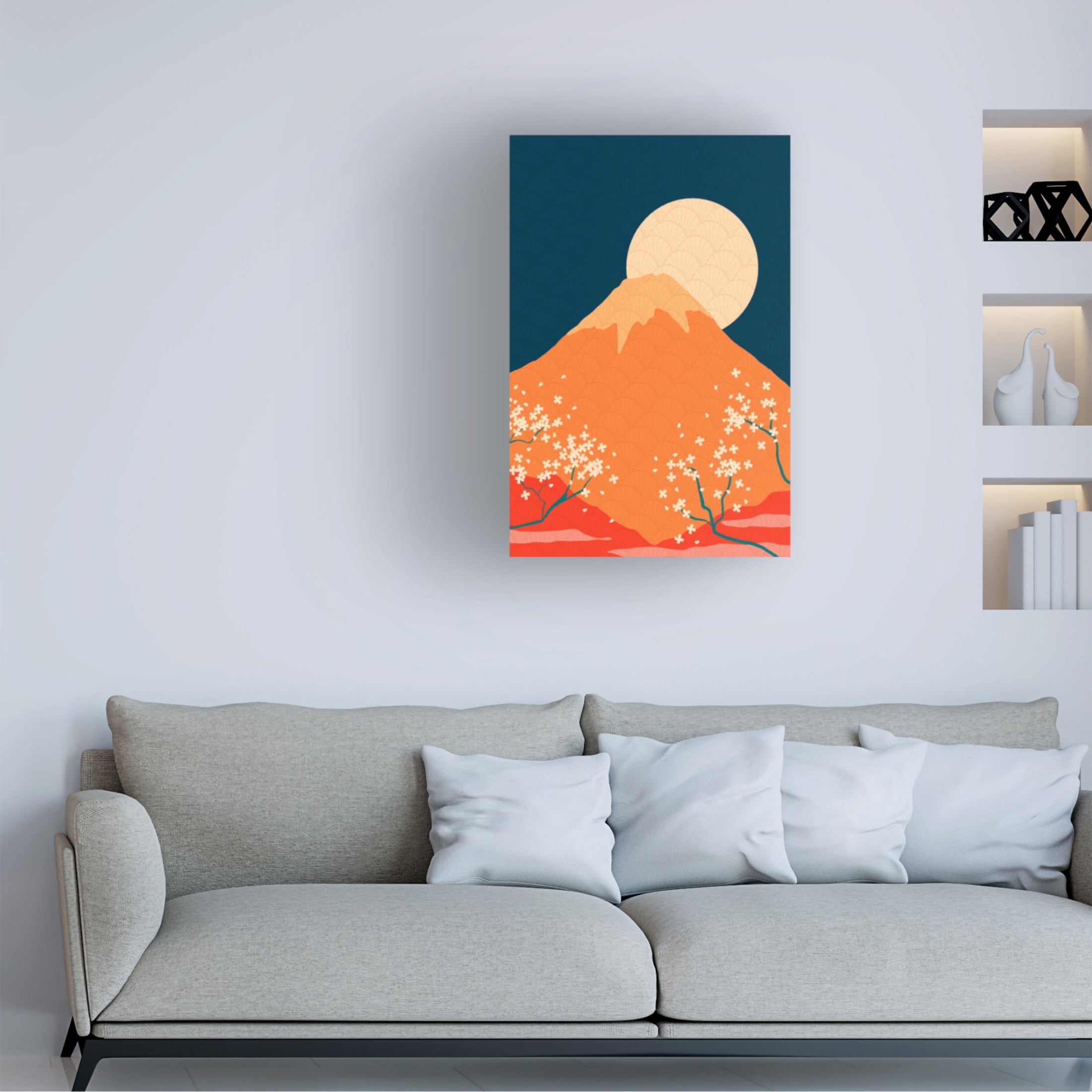 Trademark Fine Art Fadil Roze  Night Blossom Canvas Wall Art