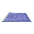 thumbnail image 2 of Ahgly Company Machine Washable Indoor Rectangle Persian Blue Traditional Area Rugs, 3' x 5', 2 of 4