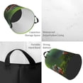 thumbnail image 2 of Zufioo Tree Frog Print Round Dirty Clothes Basket, Waterproof Standing Dirty Clothes Bag, Suitable for Home, Bathroom, Car Trunk-Small, 2 of 6
