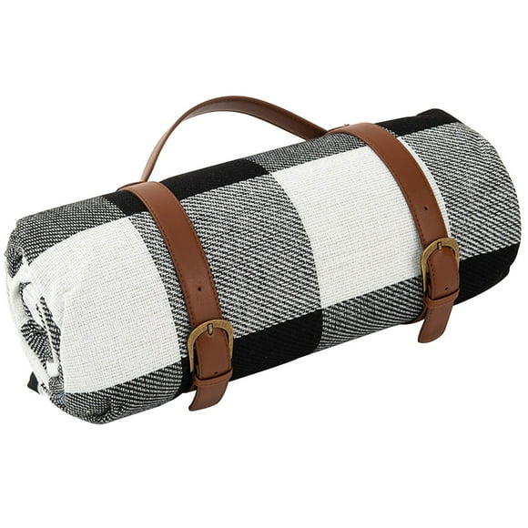 Boovnll Picnic Blanket, 59x79" Extra Large Thicken Waterproof Portable Foldable Thicken Picnic Blanket, Beach Blanket, for Outdoor, Beach, Camping, Travel, Grass, Outdoor Blanket
