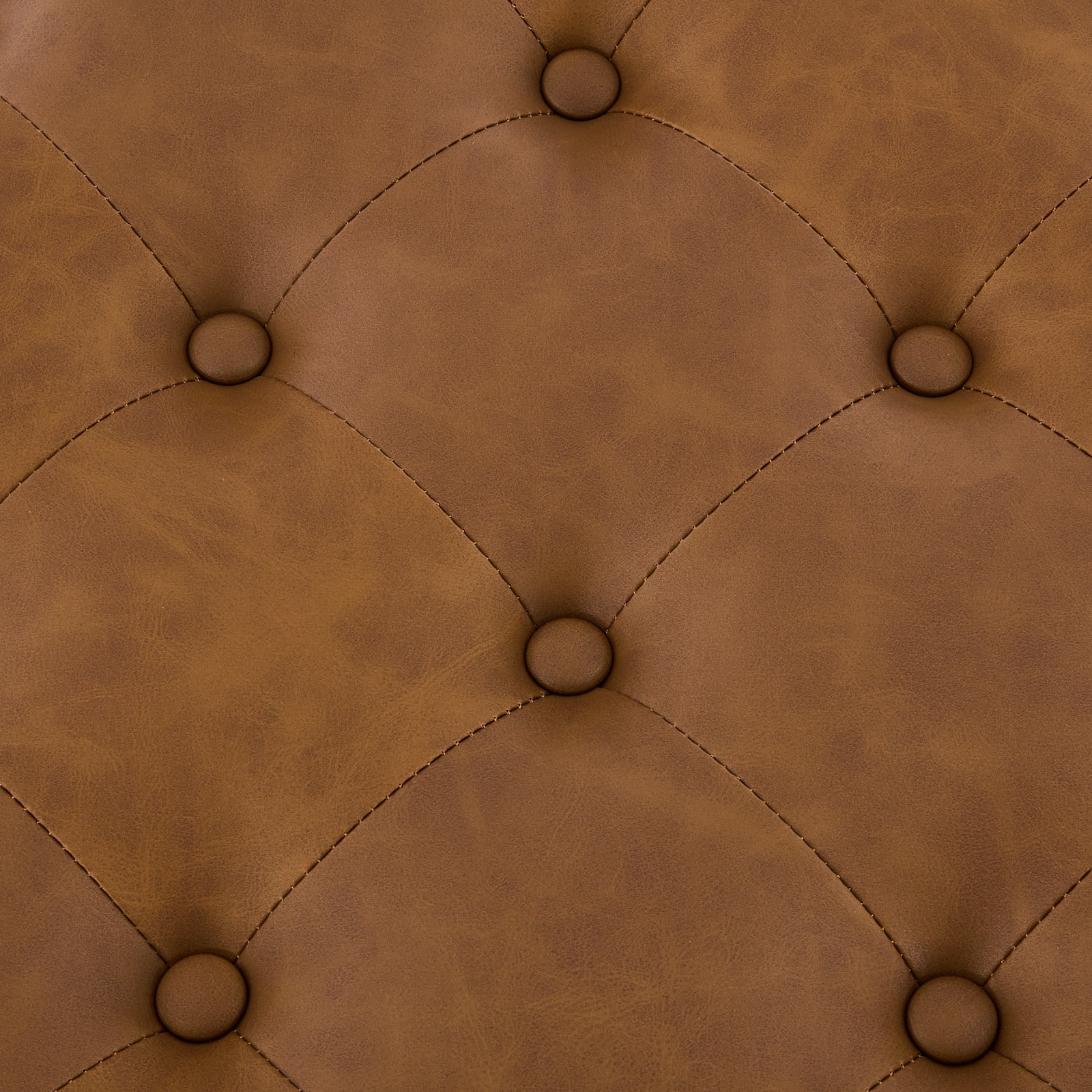 JURANYAZHU 31.5 Inch Oversized Storage Ottoman, Upholstered Storage Seat, with Reversible Lid, Multifunctional As a Coffee Table, PU Fabric, for Living room,Bedroom,Brown