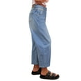 thumbnail image 4 of DOKOTOO Women's Barrel Jeans Wide Leg Vintage Mid Rise Y2k Baggy Boyfriend Ankle Denim Pants Plus Size 18, 4 of 11