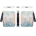 thumbnail image 4 of ZUXONGSY Lily Cross Print PU Leather Bible Cover for Women Men Lightweight Bible Carrying Case with Detachable Wristlet Strap Scripture Bag for Book Lover Journal Case, 2XL, 4 of 7