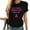 Black, variant on Cancer Survivor Women Gift Idea Breast Cancer Awareness T Shirt Black 2X-Large