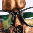 thumbnail image 2 of Skull Glasses Holder Sturdy Resin Rich Details Vivic Colors Skull Glasses Stand, 2 of 4