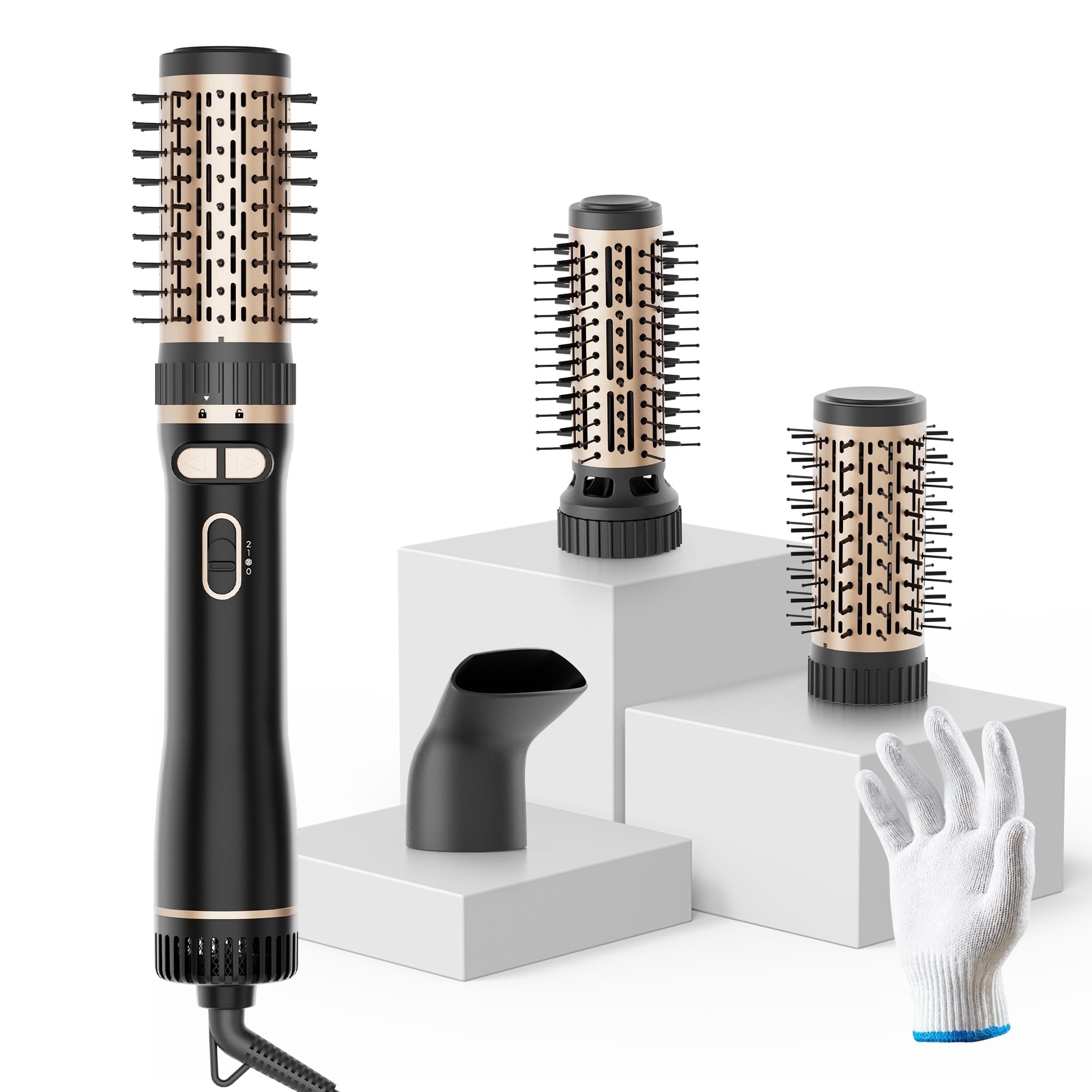 SKIMI Rotating Hair Dryer Brush with Auto-Rotation photo 1