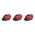 thumbnail image 2 of ZheElen Bike Helmet Taillight Riding Hat Male Rechargeable Safety Adjustable Protective Rear Light for Motorcycles Red Black 3Set, 2 of 6