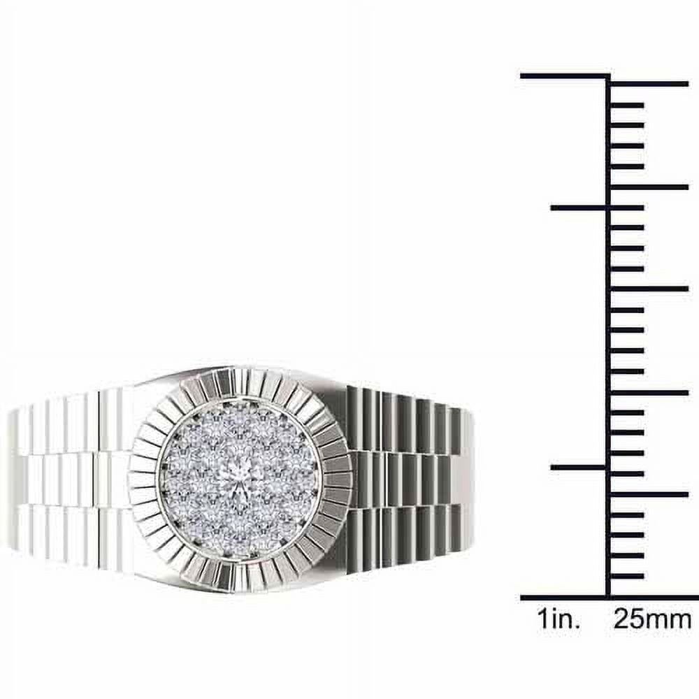 Men's 1/2 Carat T.W. Diamond 10kt White Gold Ring