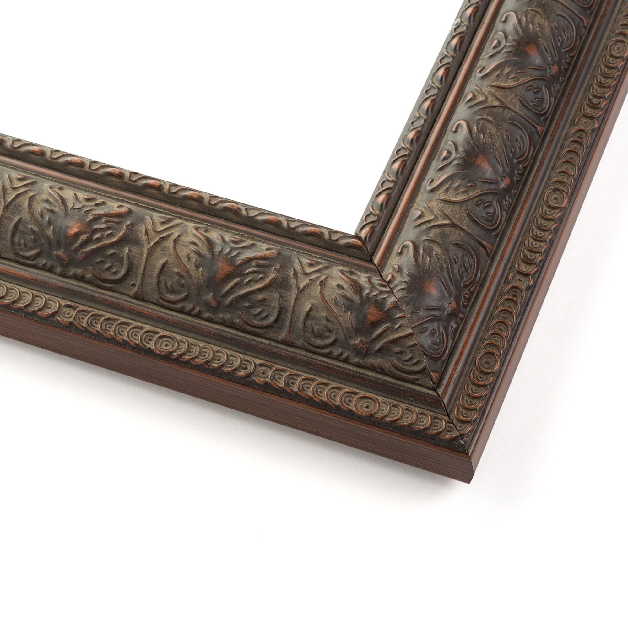 18x24 Ornate Brown Real Wood Picture Frame Width 1.5 Inches | Interior Frame Depth 0.5 Inches |