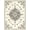 Blue Beige Ivory, Pattern 1, variant on ODIKA Entryway Boho Farmhouse Border Distressed Motif Vintage Southwestern for Dorm Room, Small Living Apartment, Stain Resistant Low Profile