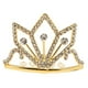 thumbnail image 5 of Broche Para El Cabello Con Diadema De Cabello Tiara Con Brillo Y Decoración De De Imitación Para Y Adultos Oro Gloria Mini corona Tiara de diamantes de imitación, 5 of 9