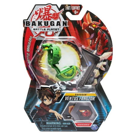 Bakugan, Ventus Fangzor, 2-inch Tall Collectible Action Figure and Trading Card, for Ages 6 and (Best Day Trading Training)