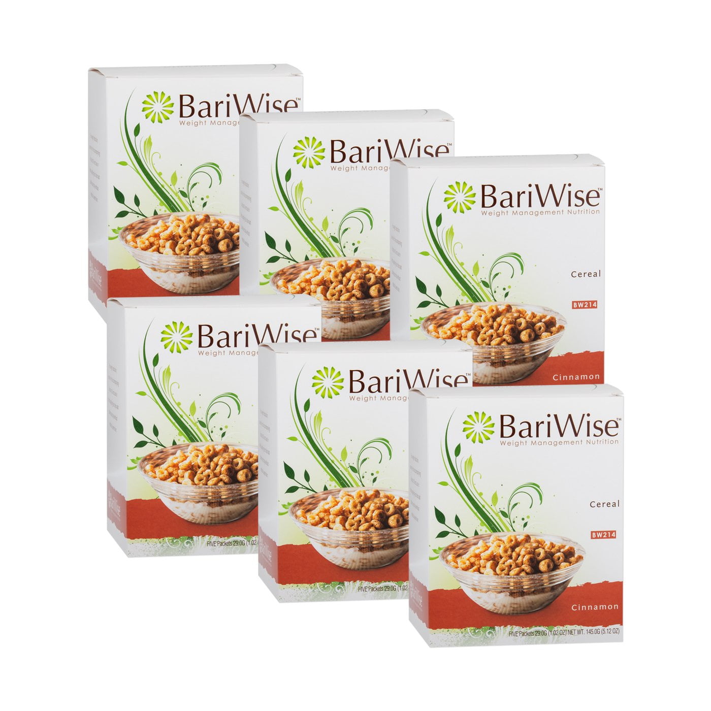 BariWise LowCarb High Protein Diet Cereal 15g Protein Per Serving Sugar Free Cinnamon
