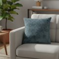 thumbnail image 6 of Blue My Mind Sutter 19" Square Chenille Throw Pillow - Pacific Navy in Set of 2, 6 of 6