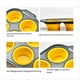 thumbnail image 5 of Molde de Silicona para Muffins con Estructura de Metal, Moldes de Silicona para Hacer Morder Huevos para Hornear, Moldes para Magdalenas, 12 Tamaños Regulares, Amarillo, 5 of 5