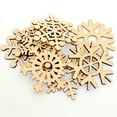 thumbnail image 3 of Snowflake Ornaments for Christmas Tree 10Pcs Assorted Wooden Snowflake Wedding Tree Hanging Ornament Decor Sturdy Wooden Christmas Tree Ornaments Wooden Ornaments for Christmas Tree, 3 of 4