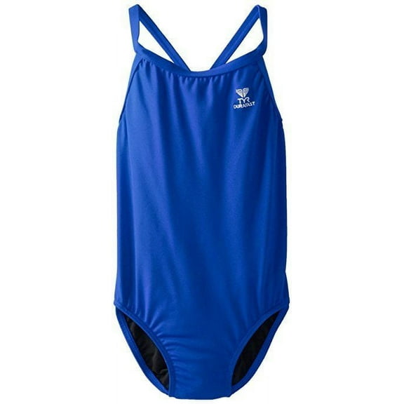 TYR Girl's Durafast Elite Solid Diamondfit Swimsuit Sz:34